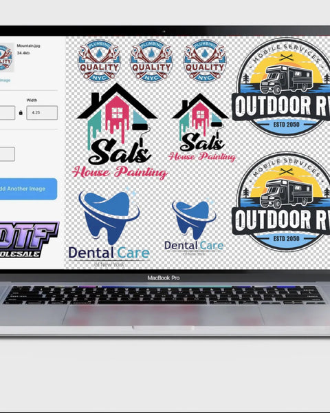 Custom DTF Transfers by Size