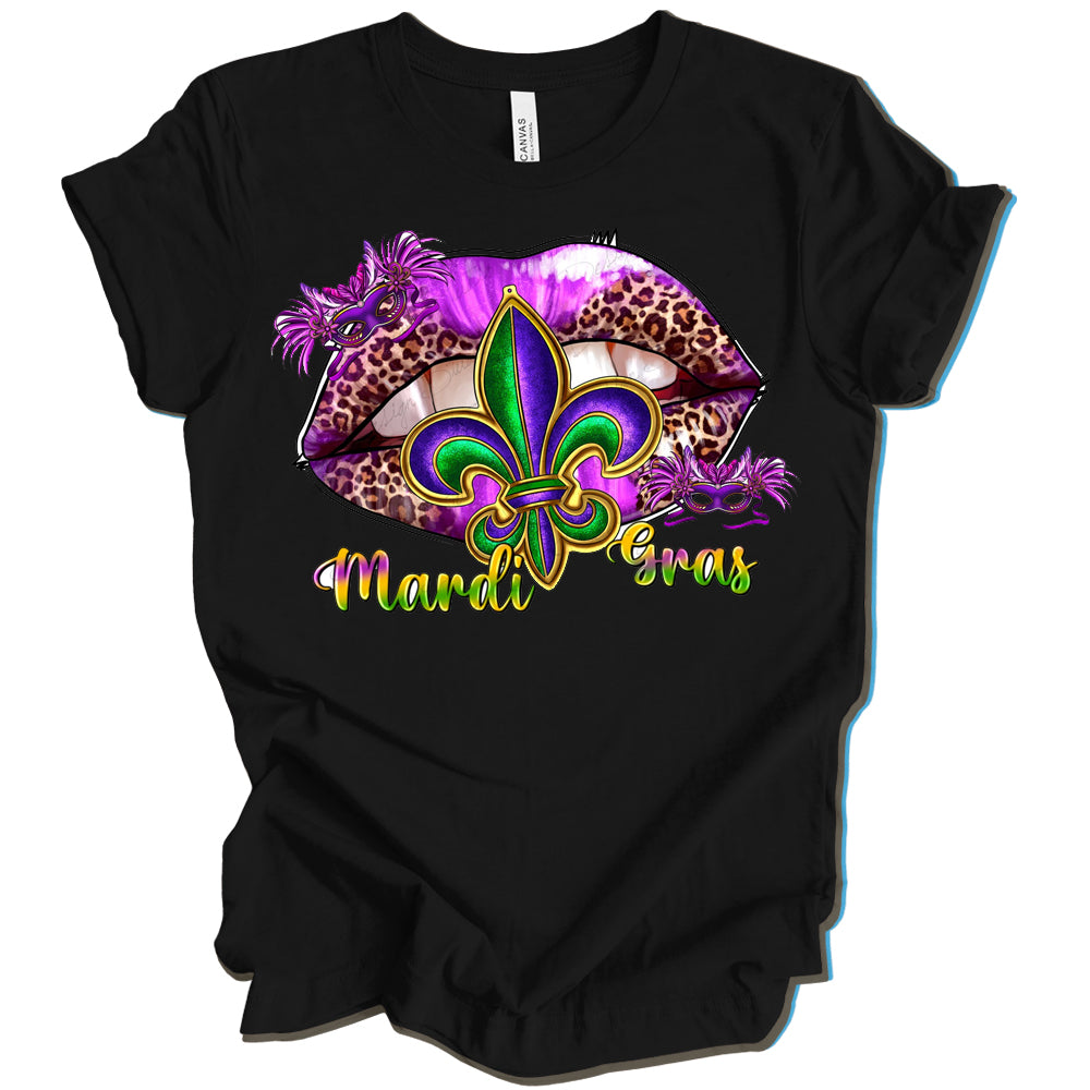 Mardi Gras Lips DTF Transfer