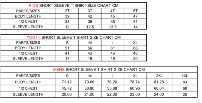 Adult Unisex blackout Sublimation T-shirt