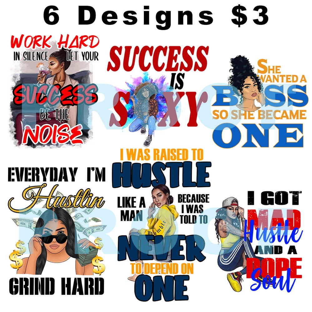 Hustle Women Design Bundle