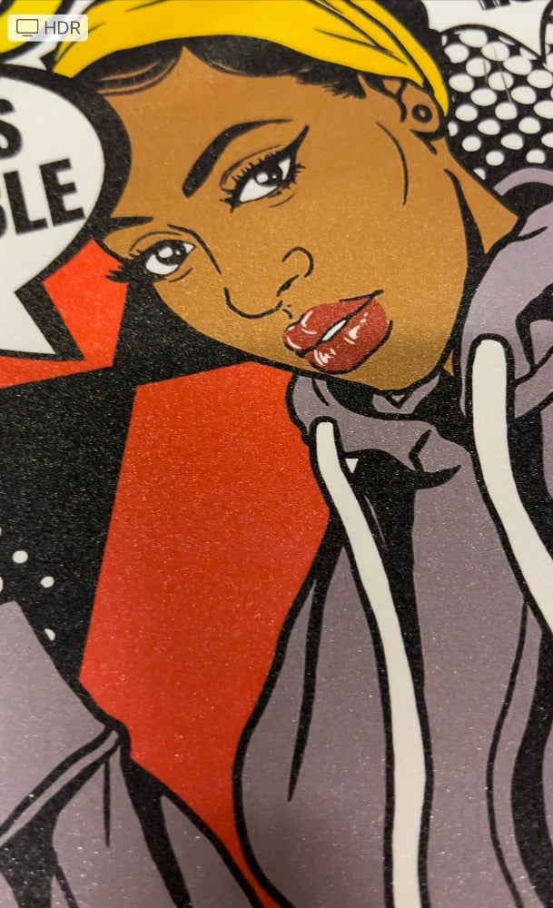 Custom Gang sheet Shimmer Rainbow Glitter DTF Transfers