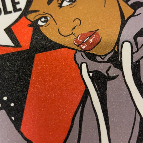 Custom Gang sheet Shimmer Rainbow Glitter DTF Transfers