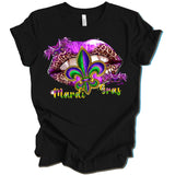 Mardi Gras Lips DTF Transfer