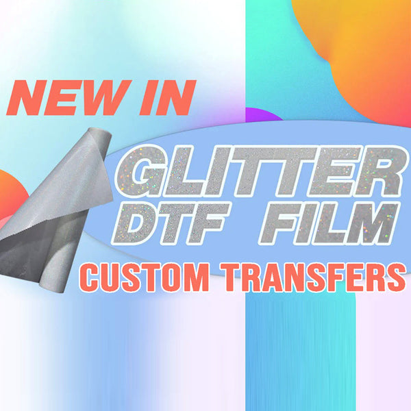 Custom Gang sheet Shimmer Rainbow Glitter DTF Transfers